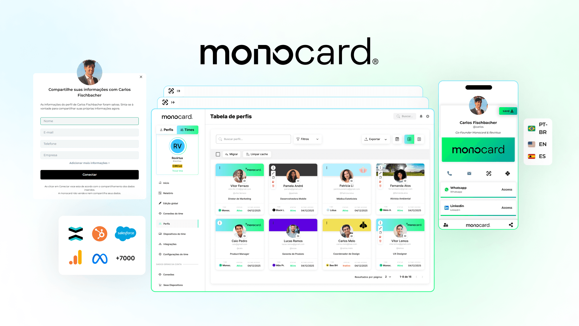 Discover the digital business card, Monocard's innovative solution